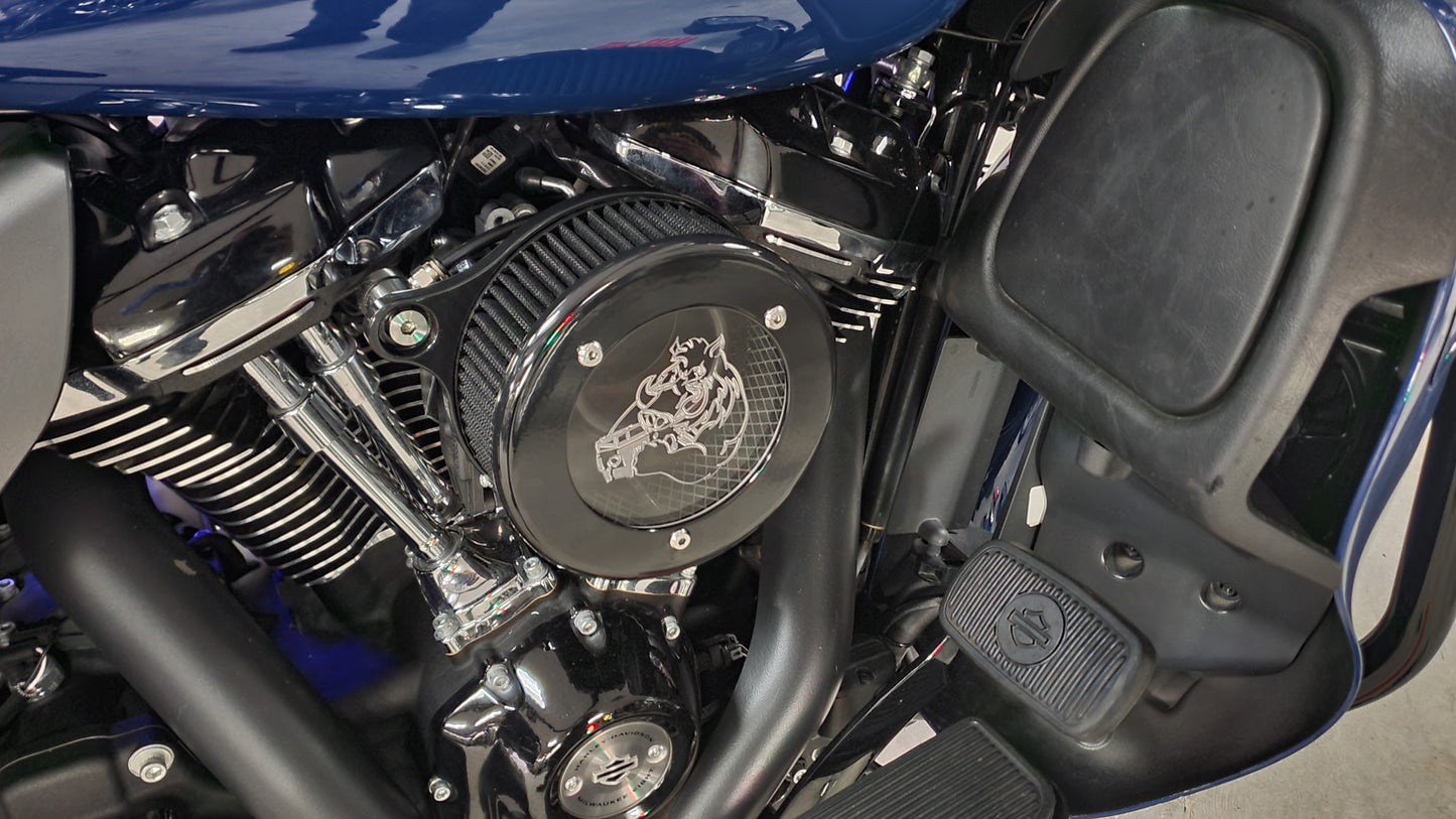 The BULLSEYE Clear Lid M8 Air Filter Assembly (NO LED)
