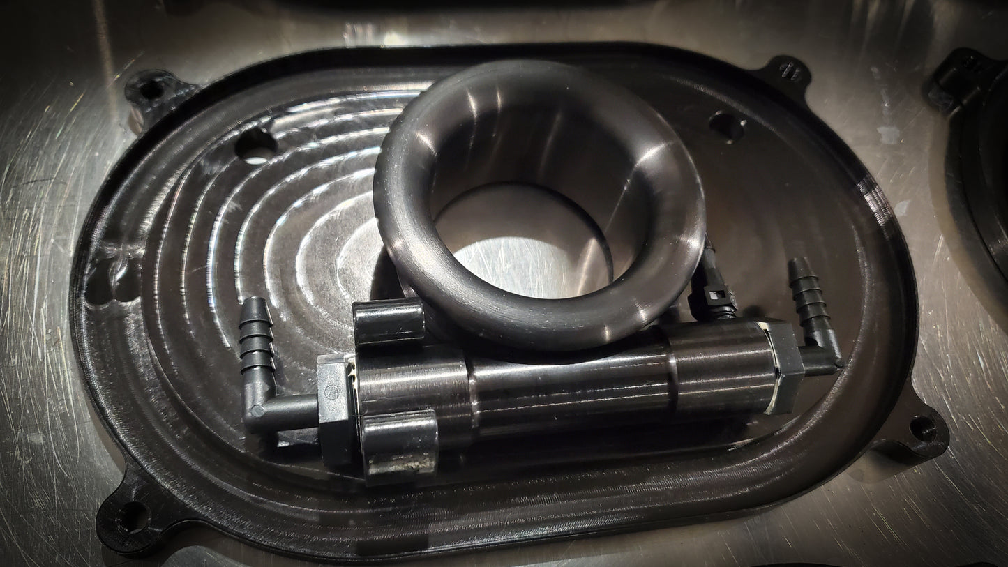 The "L.I.T." HEAVY BREATHER Clear Lid 1999 and UP CABLE ACTUATED Twin Cam Air Filter Assembly