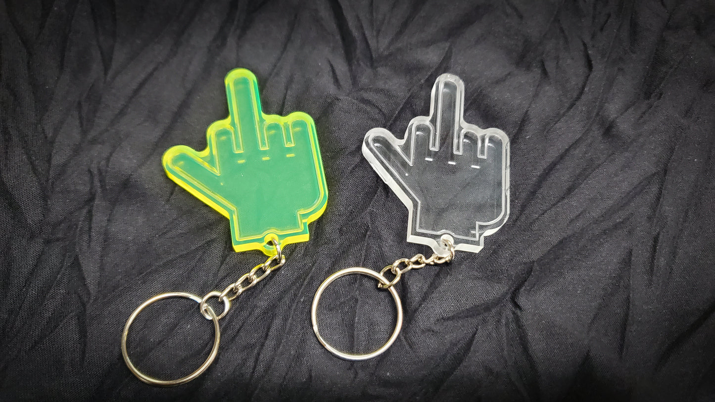 "THE FINGER" Keychain