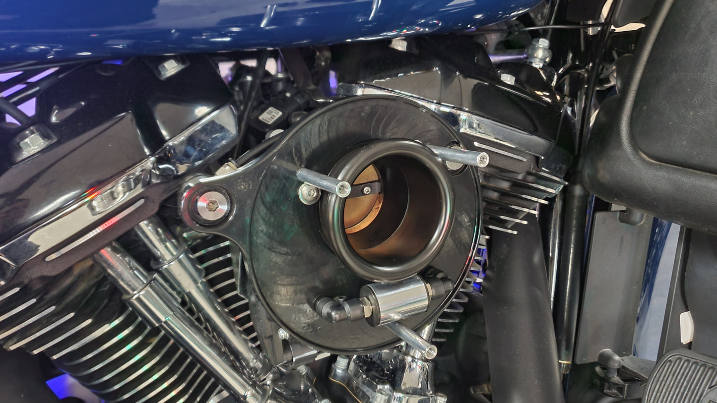 The BULLSEYE Clear Lid M8 Air Filter Assembly (NO LED)