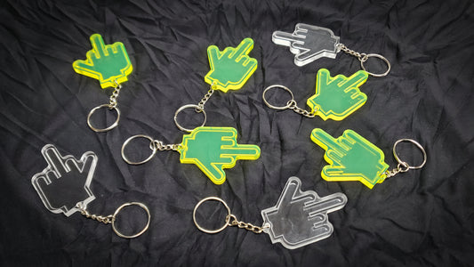 "THE FINGER" Keychain