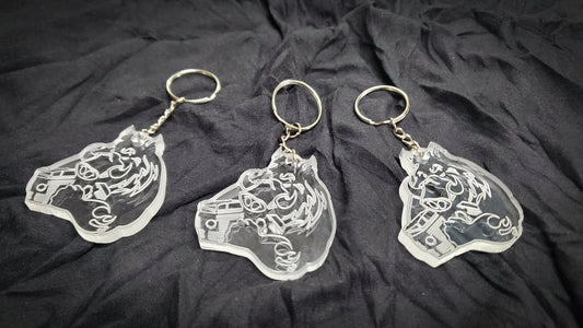 "HOG" Keychain